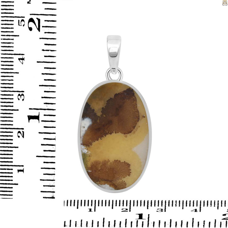 Scenic Agate Pendant-SP SCA-1-49