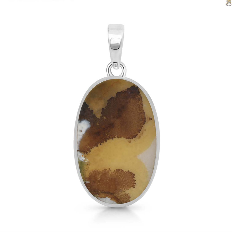 Scenic Agate Pendant-SP SCA-1-49