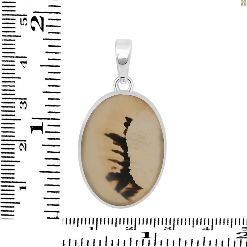 Scenic Agate Pendant-SP SCA-1-50