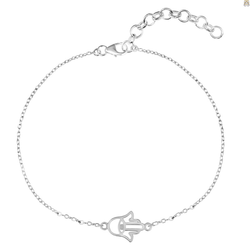 Plain Silver Bracelet PS-RDAL-12