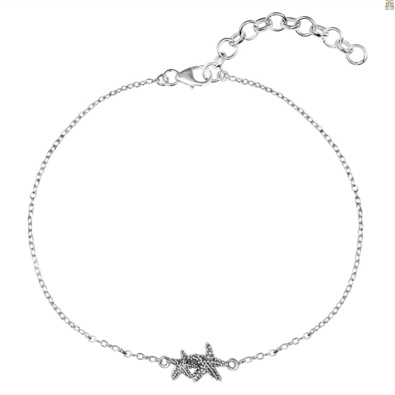 Plain Silver Bracelet PS-RDAL-14