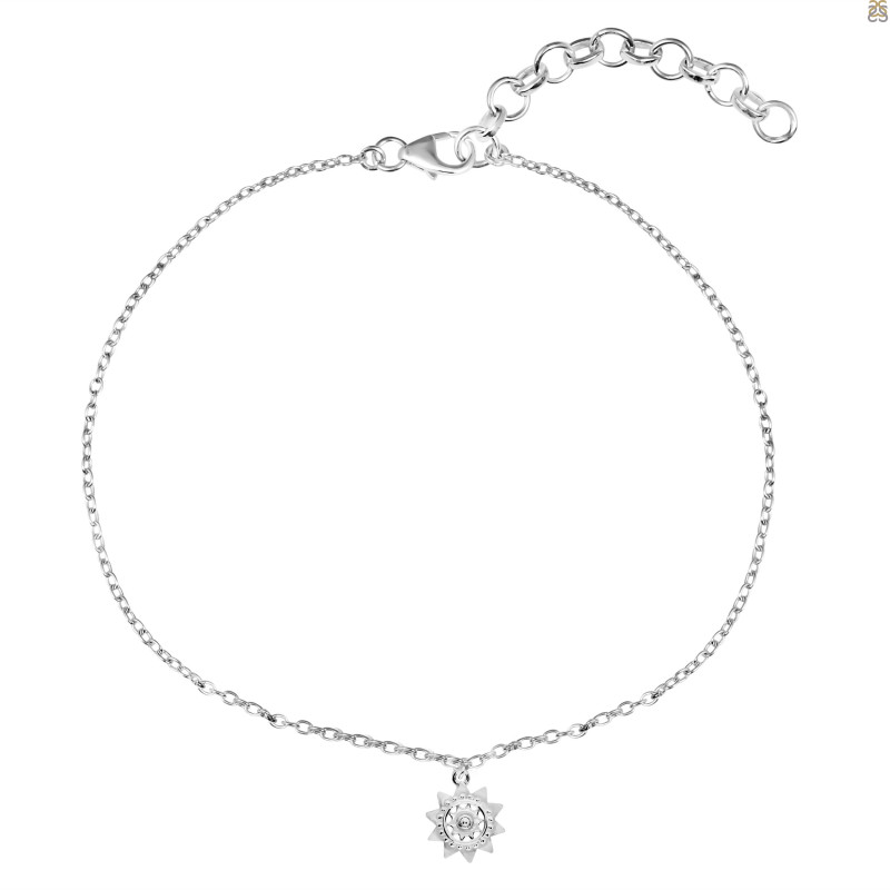Plain Silver Bracelet PS-RDAL-15