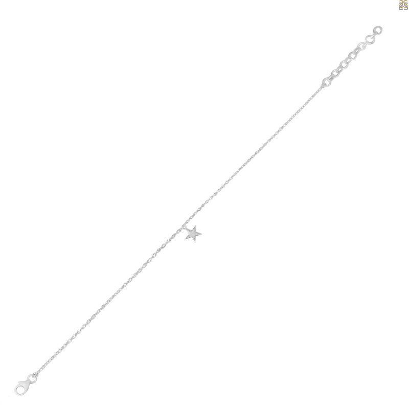 Plain Silver Bracelet