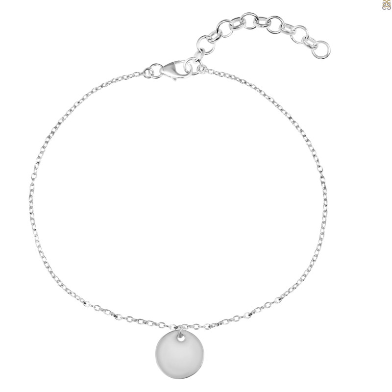 Plain Silver Bracelet PS-RDAL-17