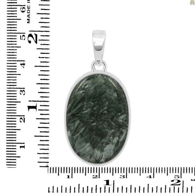 Seraphinite Pendant-SP SER-1-179