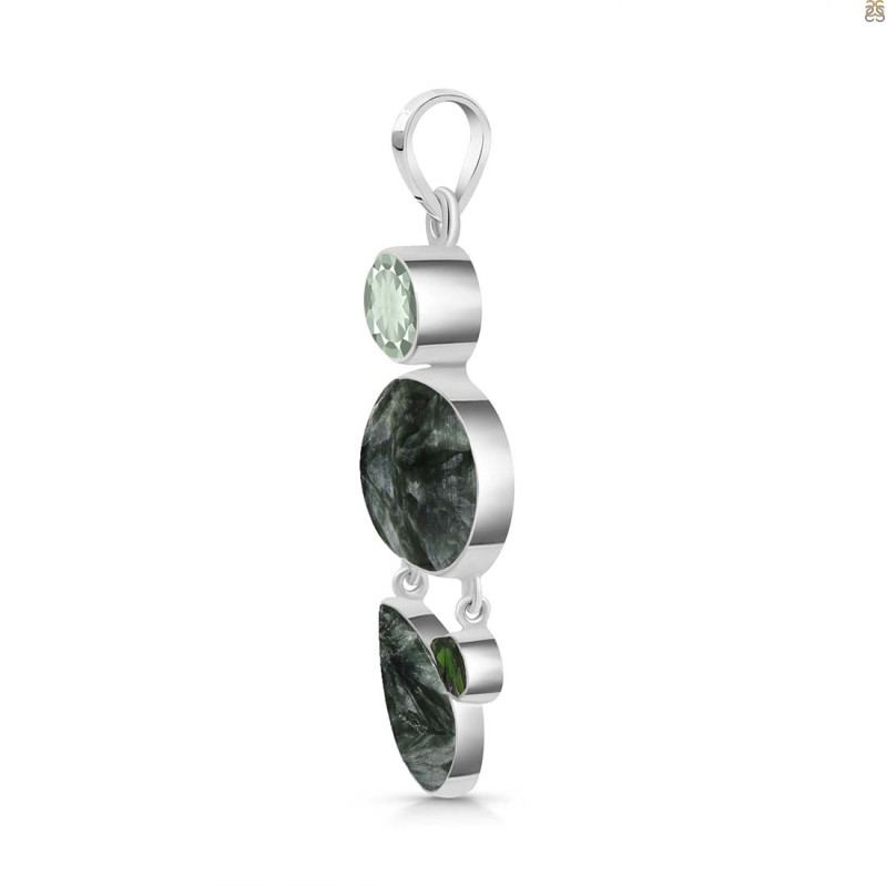 Seraphinite Pendant-2SP SER-1-53