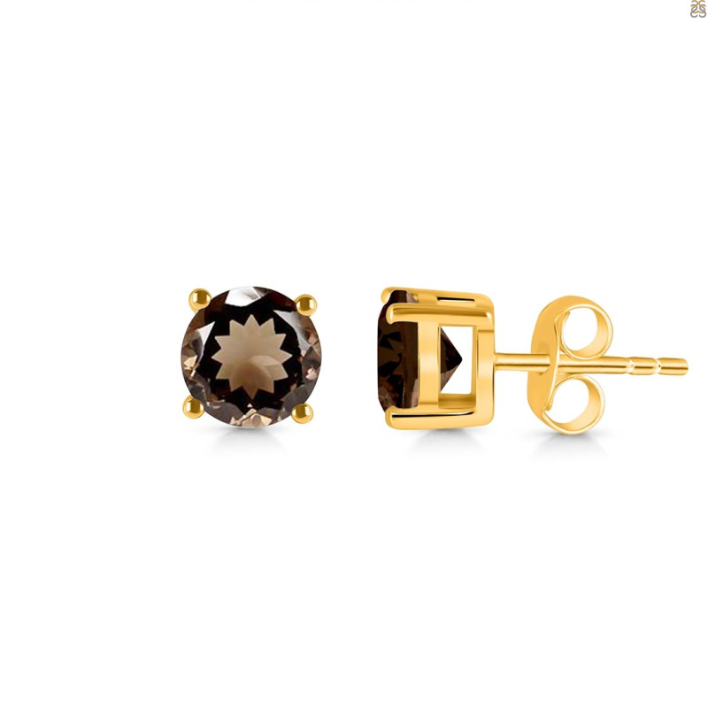 Smoky Stud Earring SMY-RDE-1349.