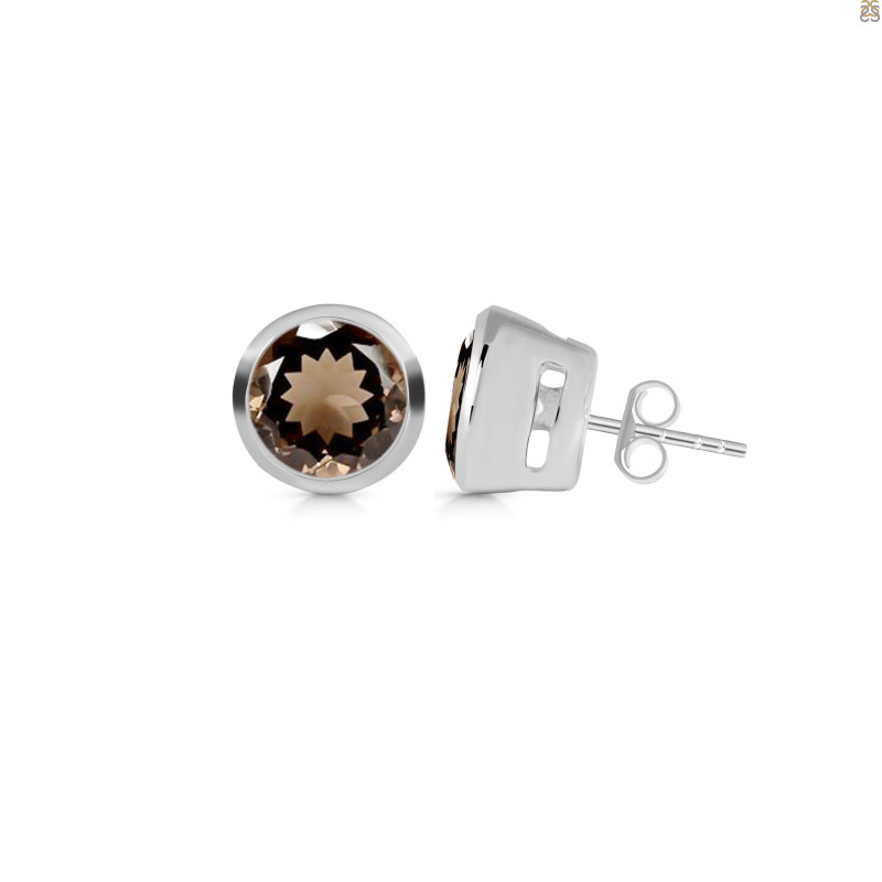 Smoky Stud Earring