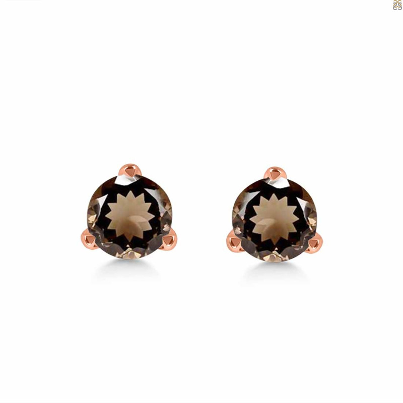 Smoky Stud Earring SMY-RDE-1564.