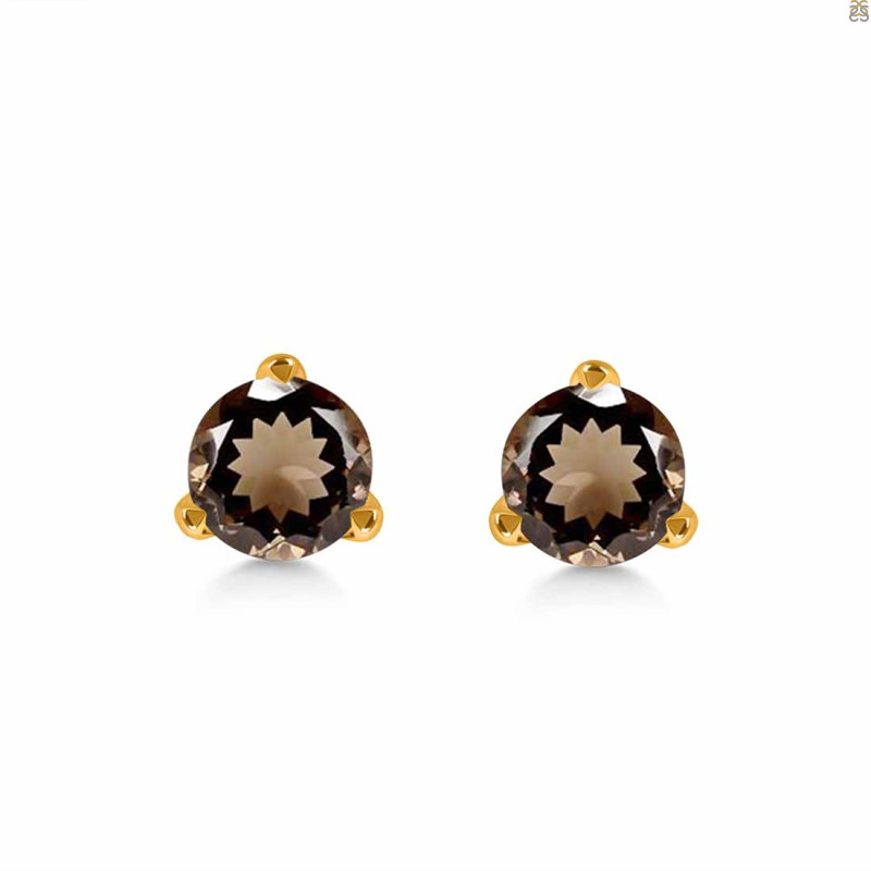 Smoky Stud Earring SMY-RDE-1564.
