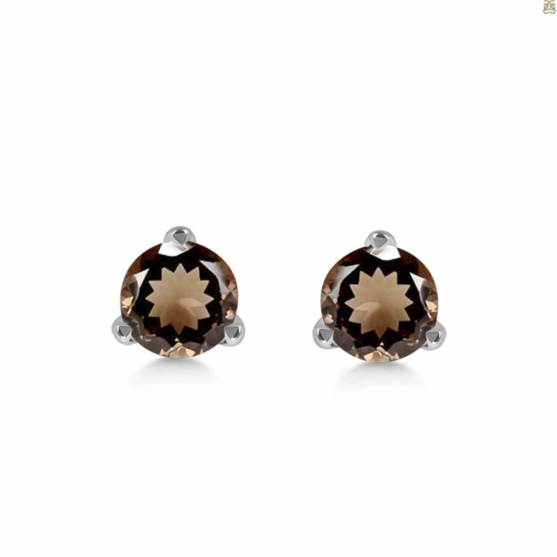 Smoky Stud Earring SMY-RDE-1564.