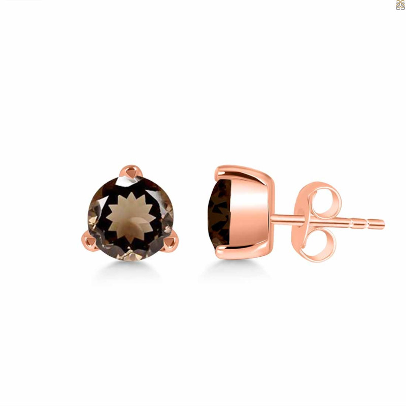 Smoky Stud Earring SMY-RDE-1564.