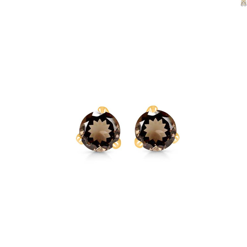 Smoky Stud Earring SMY-RDE-1565.