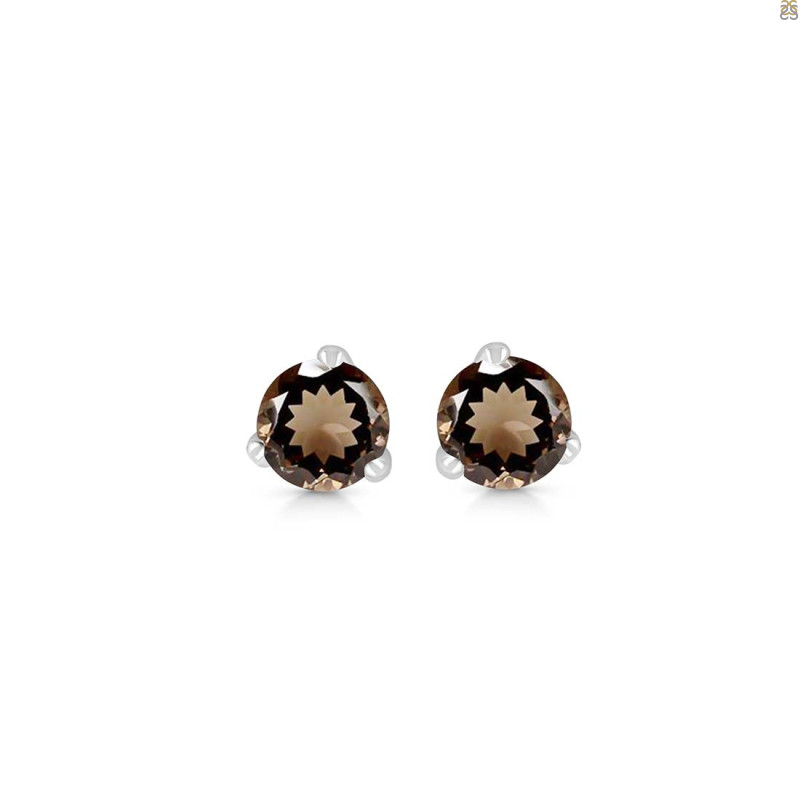 Smoky Stud Earring SMY-RDE-1565.