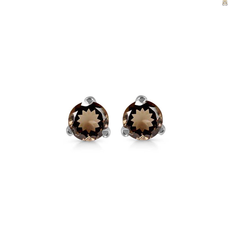 Smoky Stud Earring SMY-RDE-1566.