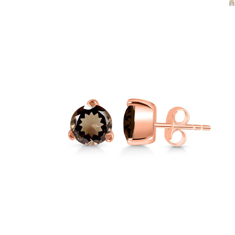 Smoky Stud Earring SMY-RDE-1566.