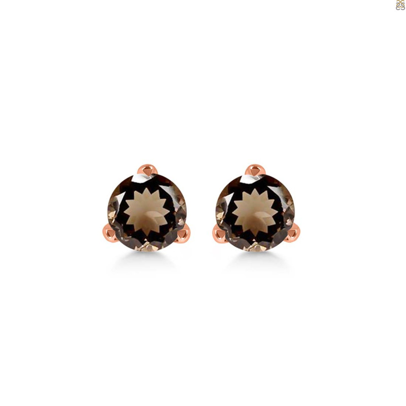 Smoky Stud Earring SMY-RDE-1567.