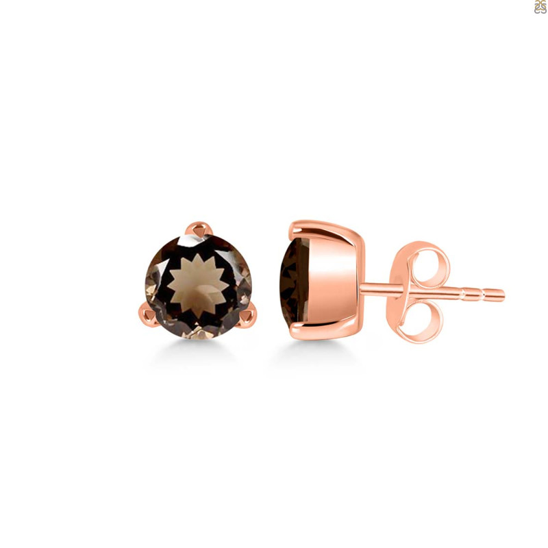 Smoky Stud Earring SMY-RDE-1567.