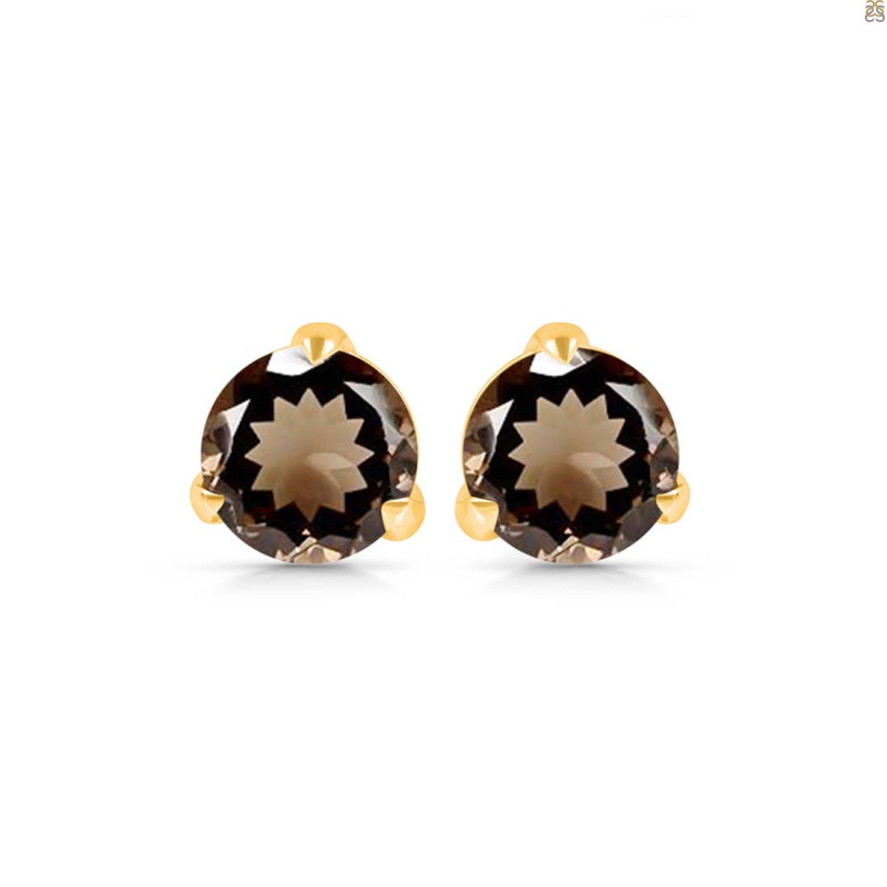 Smoky Stud Earring SMY-RDE-1570.