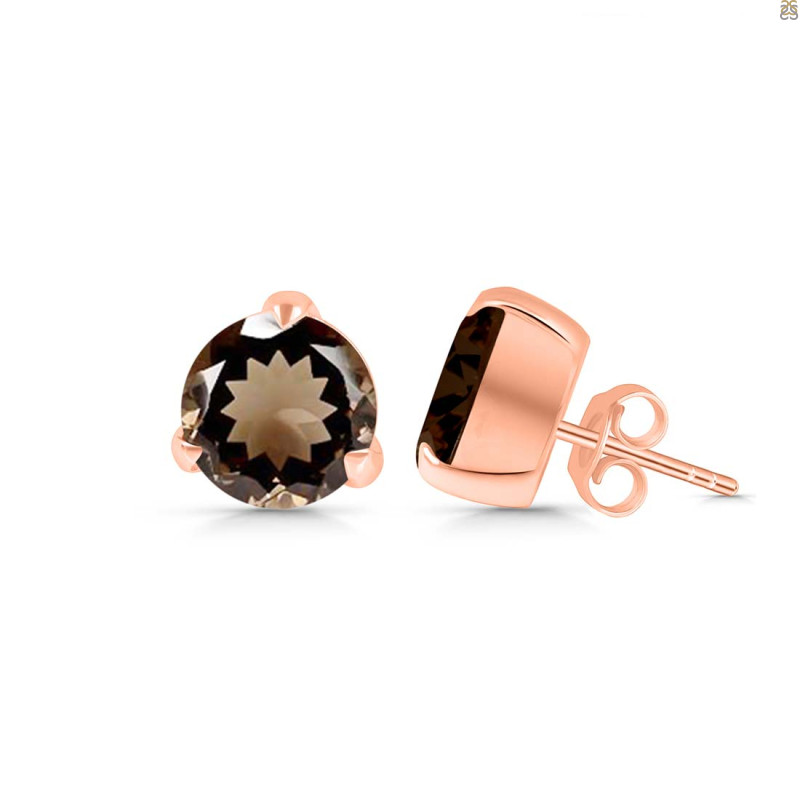 Smoky Stud Earring SMY-RDE-1570.