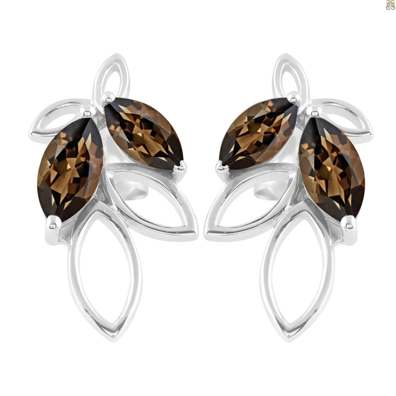 Smoky Stud Earring SMY-RDE-53.
