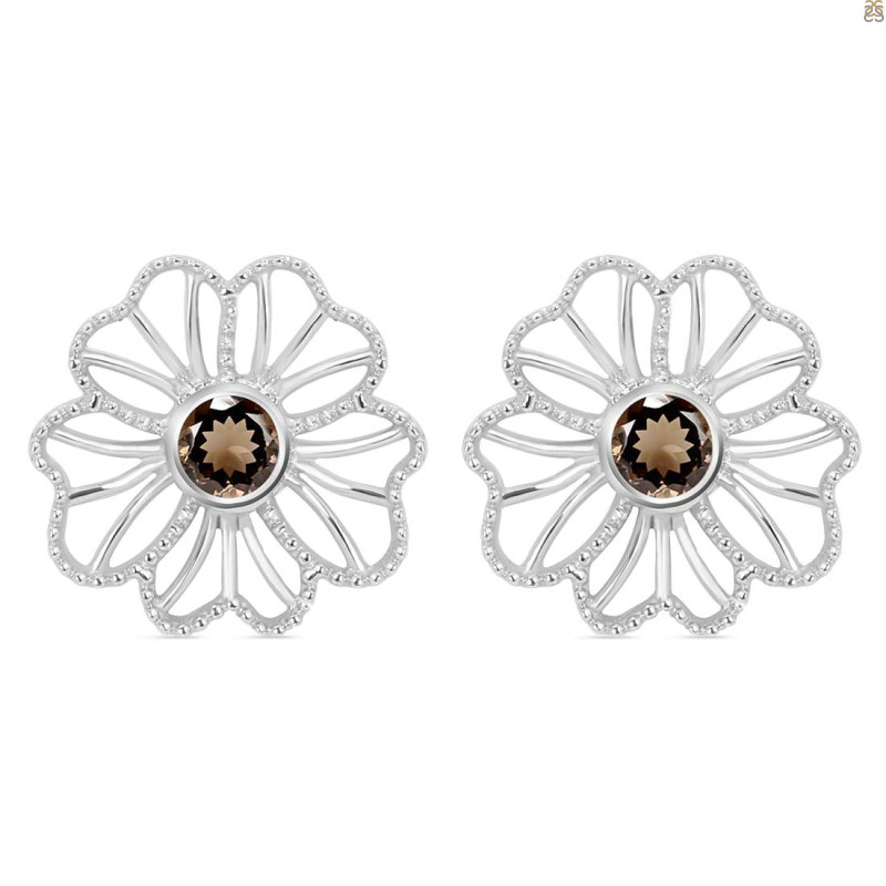 Smoky Stud Earring SMY-RDE-61.