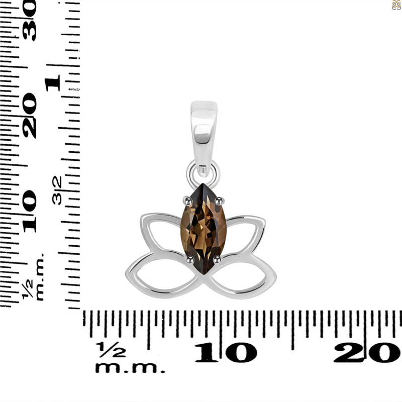 Smoky Butterfly Pendant SMY-RDEP-883.