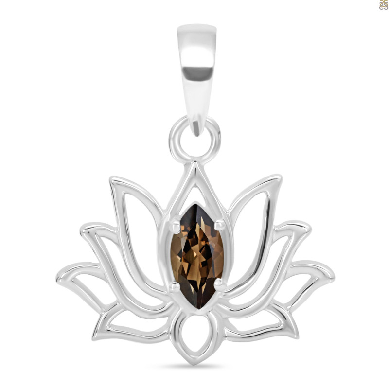Smoky Lotus Pendant SMY-RDN-166.