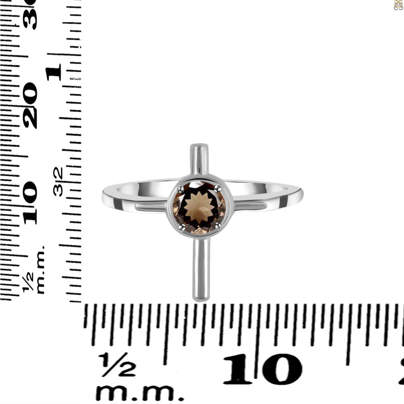 Smoky Holy Cross Ring SMY-RDR-2143.