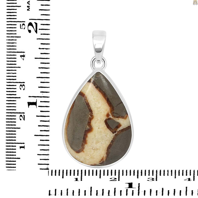 Septarian Rhyolite Pendant-SP SPR-1-12