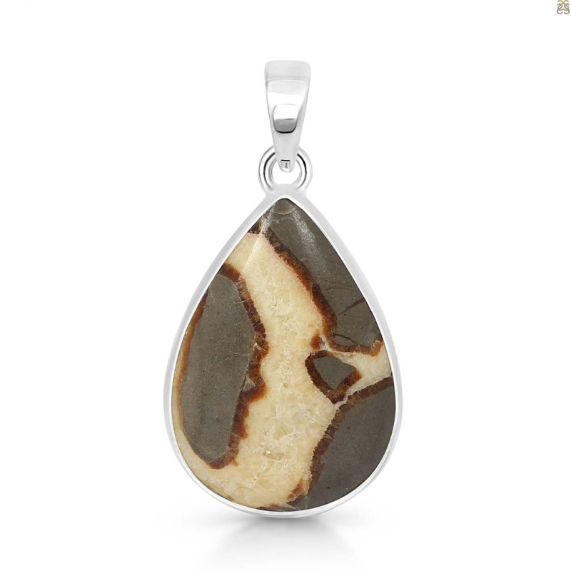 Septarian Rhyolite Pendant-SP SPR-1-12