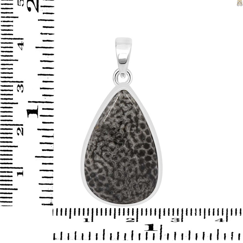 Stingray Coral Pendant-SP SRC-1-20