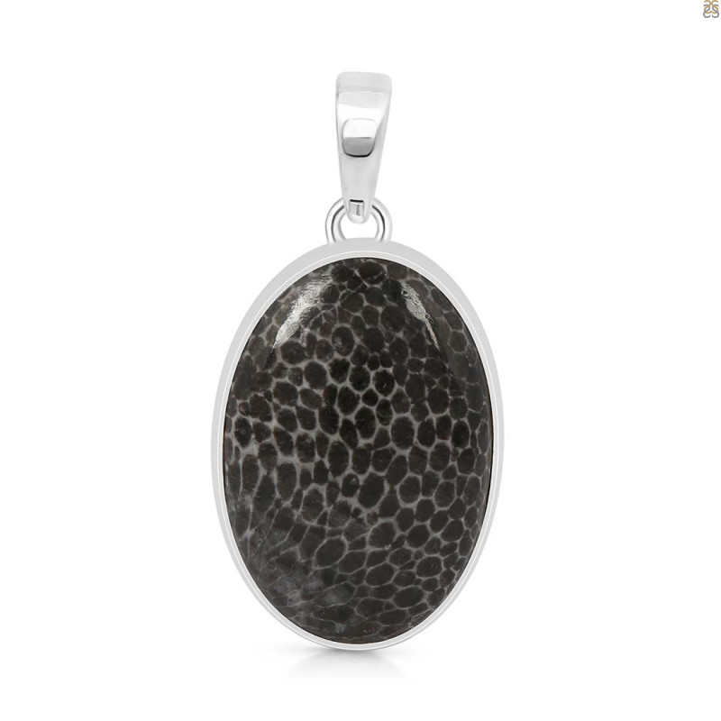 Stingray Coral Pendant-SP SRC-1-24