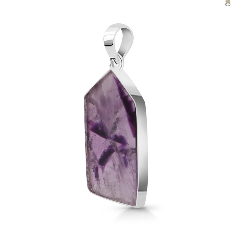 Star Amethyst Slice Pendant-SP STA-1-101
