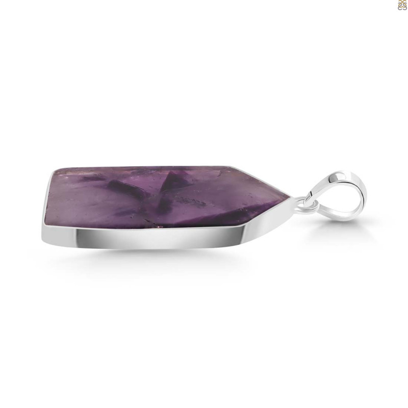 Star Amethyst Slice Pendant-SP STA-1-101
