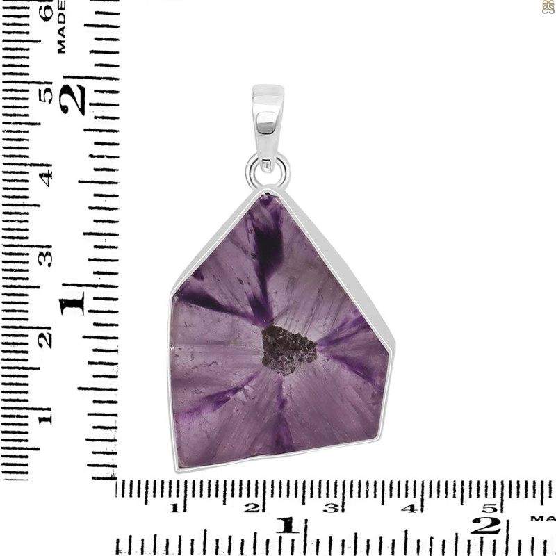 Star Amethyst Slice Pendant-SP STA-1-109