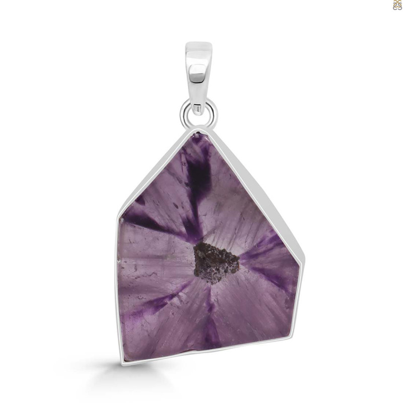 Star Amethyst Slice Pendant-SP STA-1-109