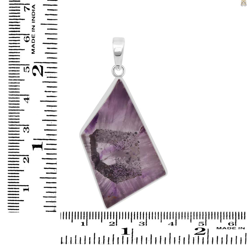 Star Amethyst Slice Pendant-SP STA-1-116