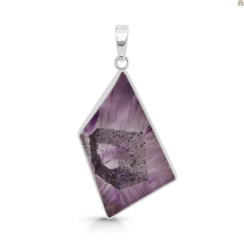 Star Amethyst Slice Pendant-SP STA-1-116