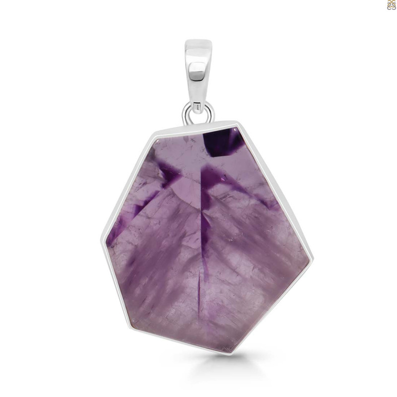 Star Amethyst Slice Pendant-SP STA-1-31