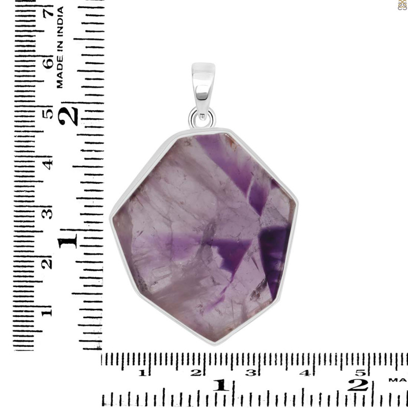Star Amethyst Slice Pendant-SP STA-1-34