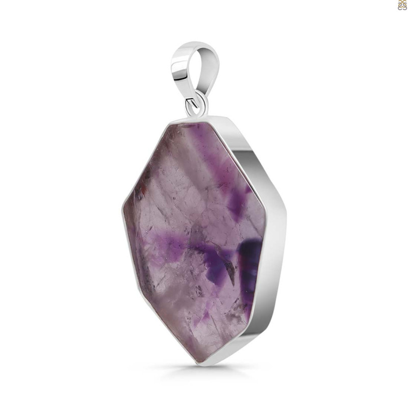 Star Amethyst Slice Pendant-SP