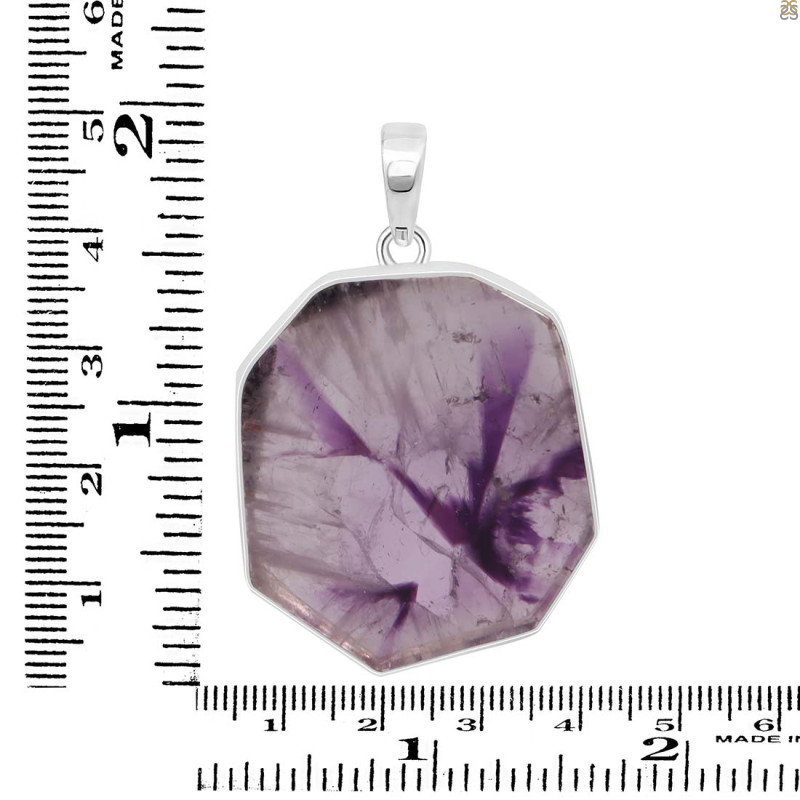 Star Amethyst Slice Pendant-SP STA-1-37