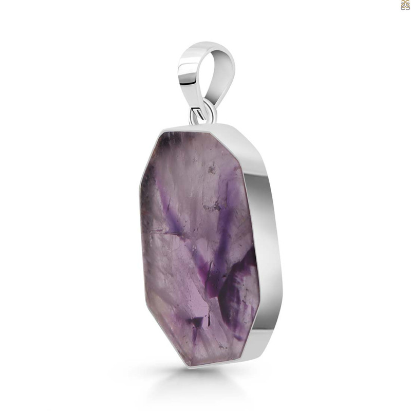 Star Amethyst Slice Pendant-SP