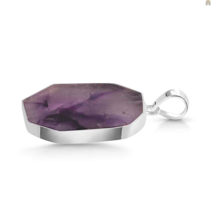Star Amethyst Slice Pendant-SP STA-1-37