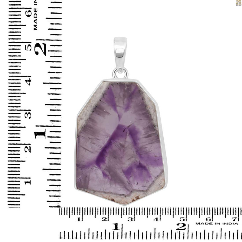 Star Amethyst Slice Pendant-SP STA-1-42