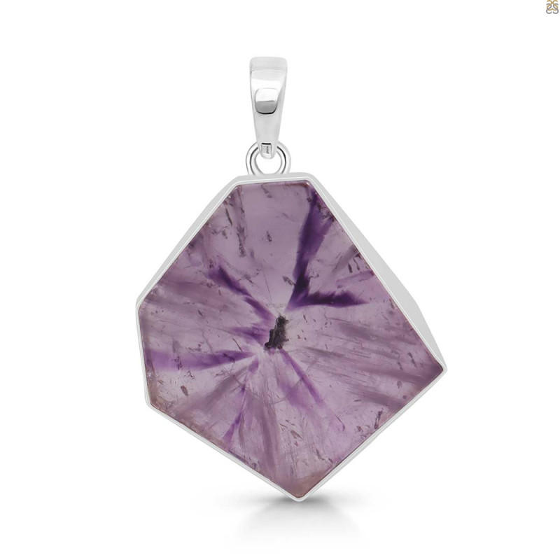 Star Amethyst Slice Pendant-SP STA-1-44