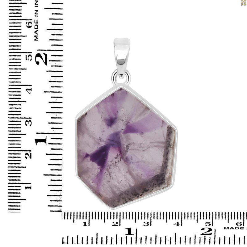 Star Amethyst Slice Pendant-SP STA-1-45