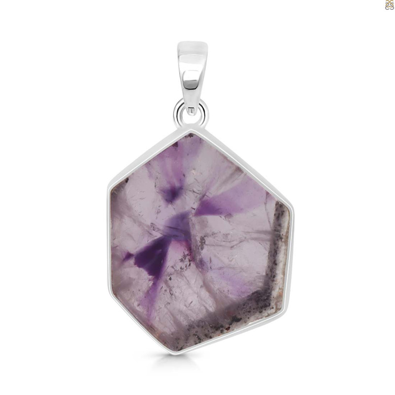 Star Amethyst Slice Pendant-SP STA-1-45