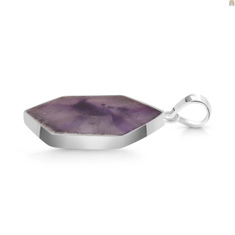 Star Amethyst Slice Pendant-SP STA-1-45